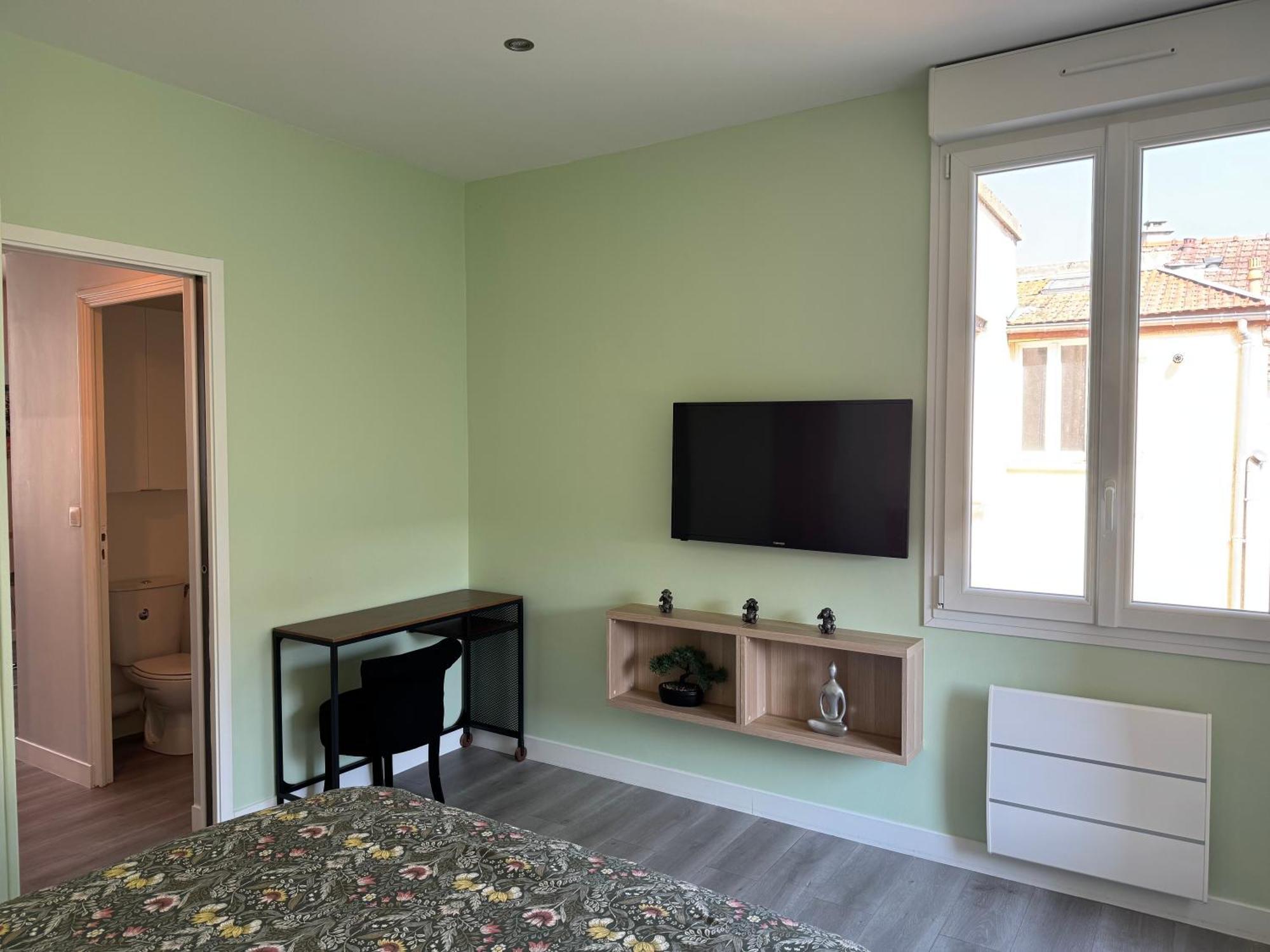 70M2 Climatise - Parking Prive - Lycee Roosevelt - Reims Arena Apartment Exterior foto