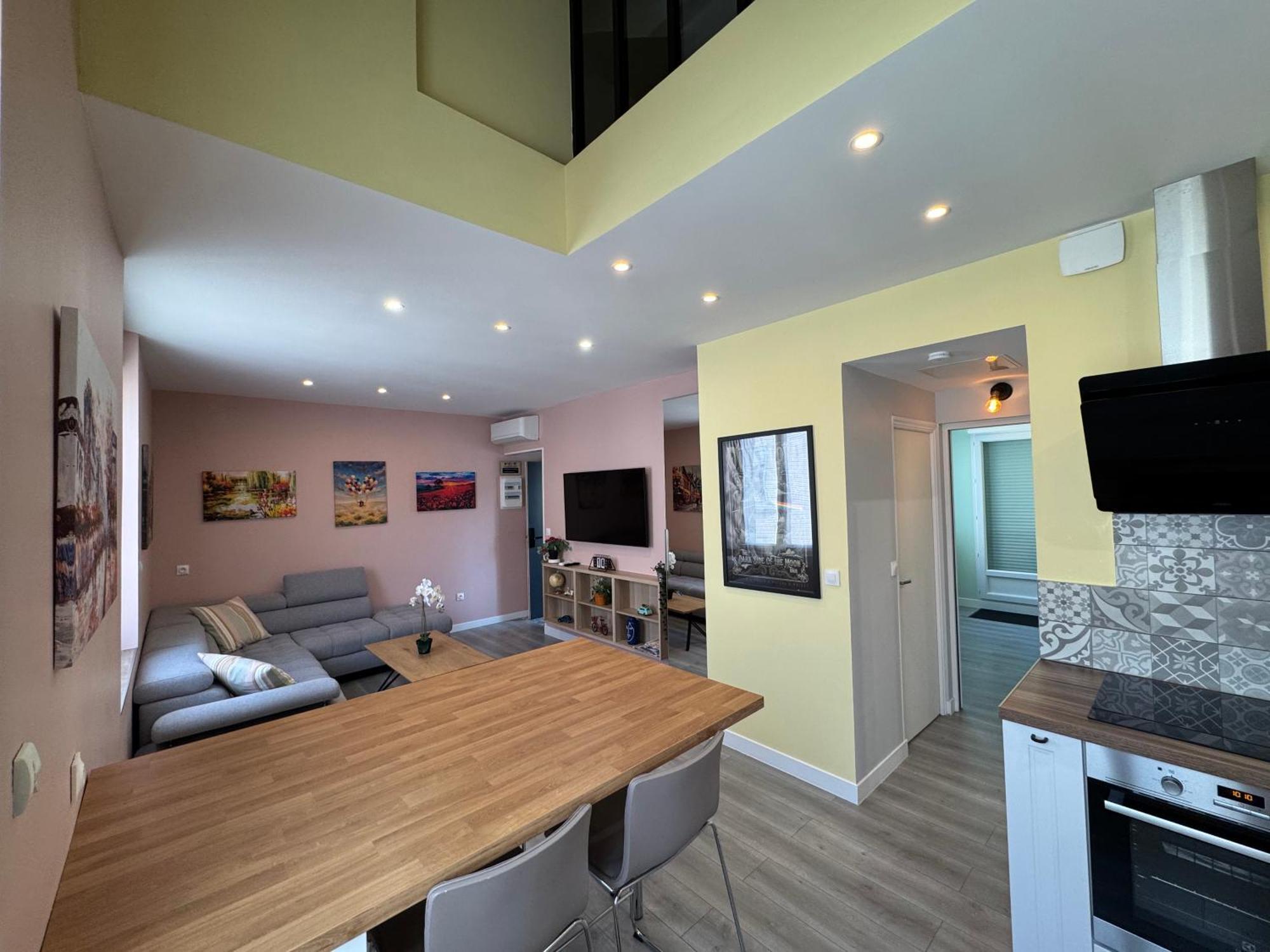70M2 Climatise - Parking Prive - Lycee Roosevelt - Reims Arena Apartment Exterior foto